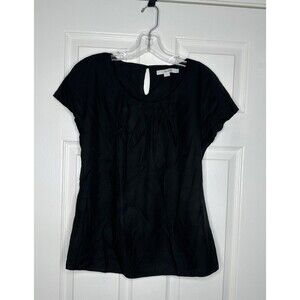 Boden black women’s short sleeve top shirt size 8 UK 12